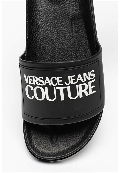 papuci versace jeans couture|jeans Versace barbati.